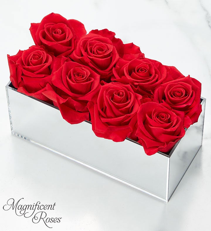 Magnificent Roses&reg; Preserved Red Reflection